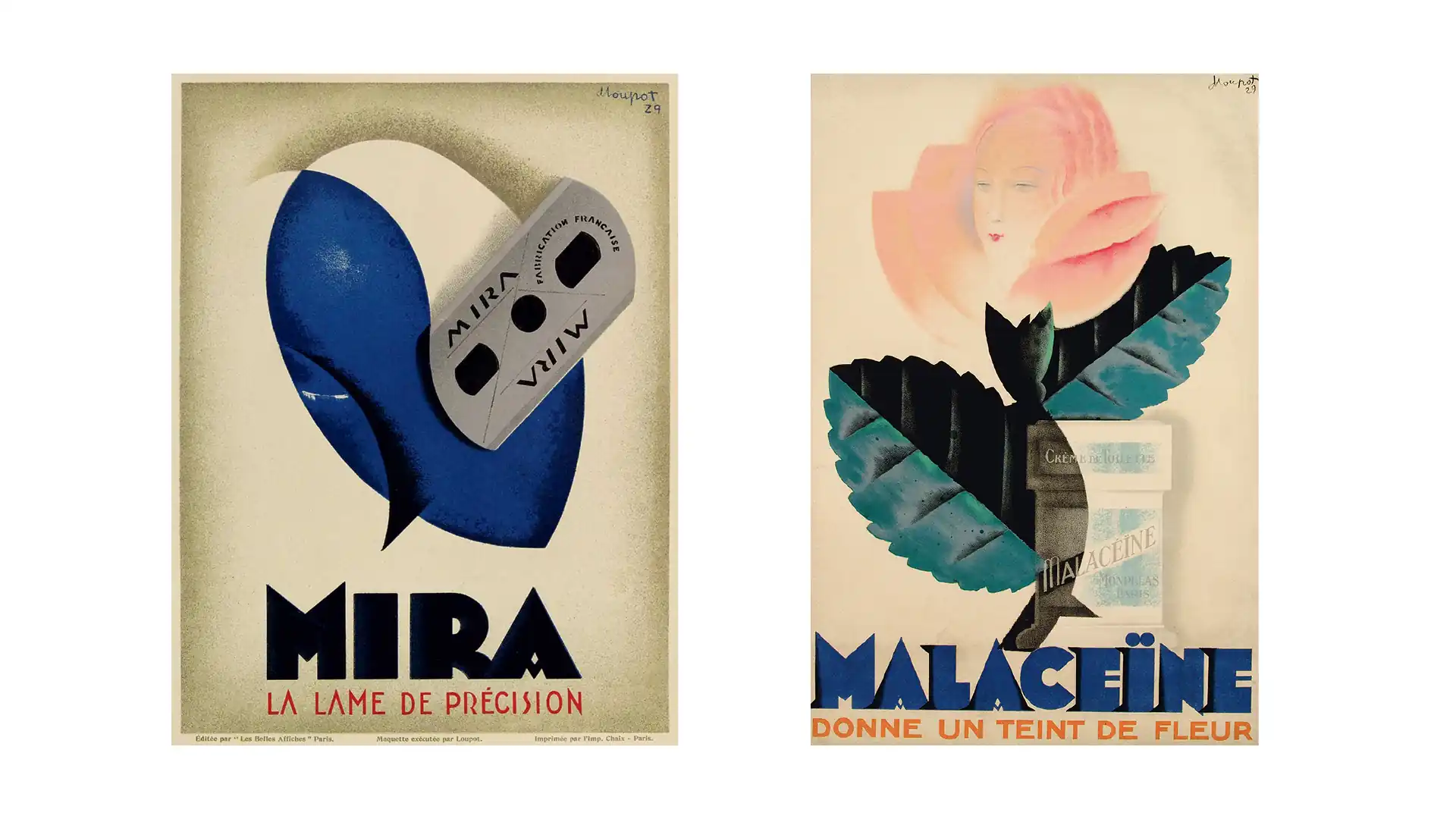 Posters designed by Charles Loupot