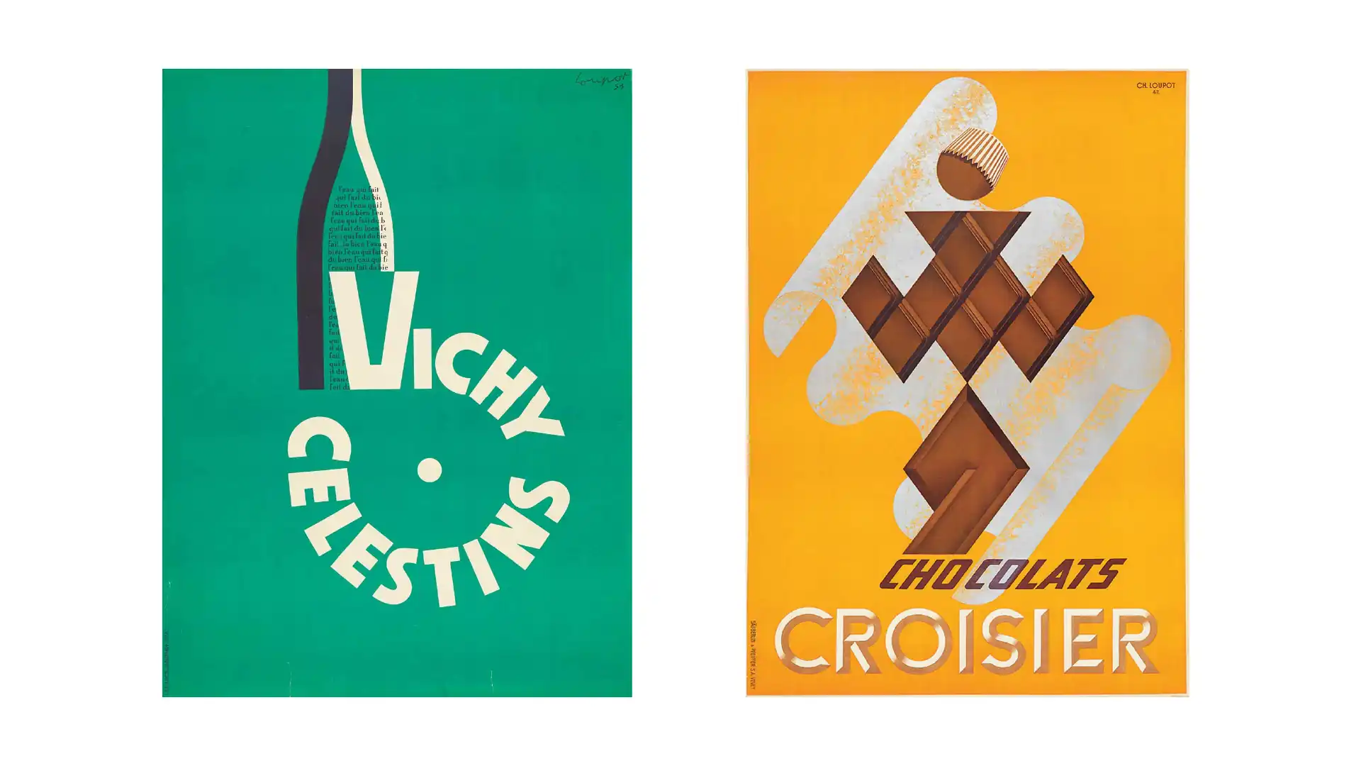 Posters designed by Charles Loupot