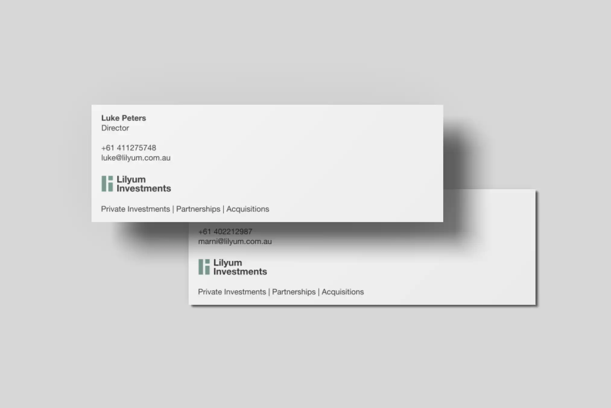 Lilyum Investments Email Signatures