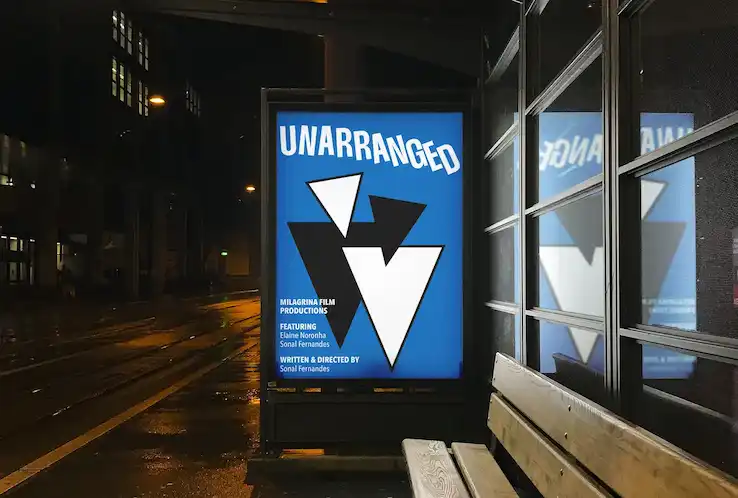 Unarranged movie poster designed by The Branvetica design studio