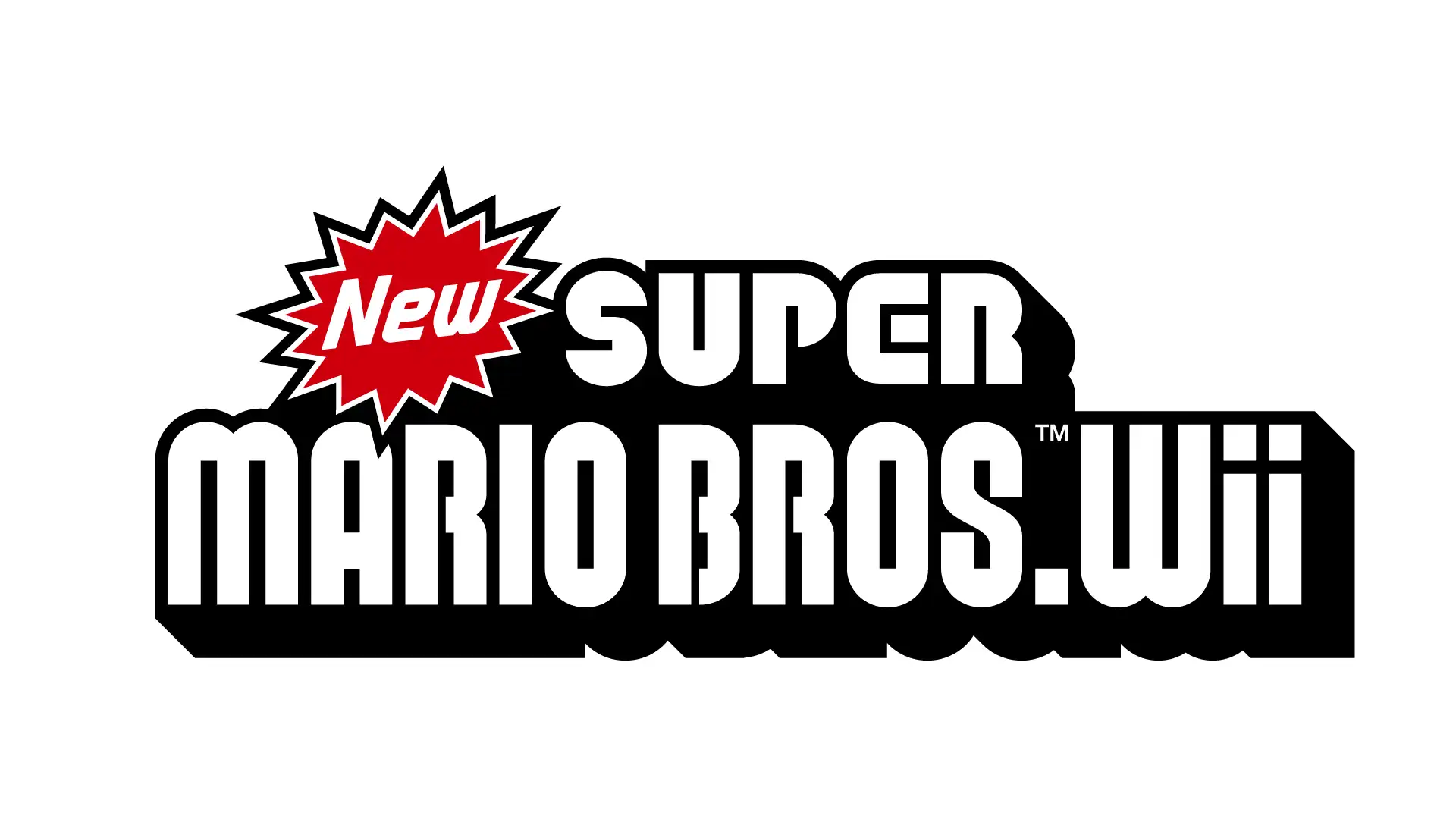 New Super Mario Bros Wii Logo