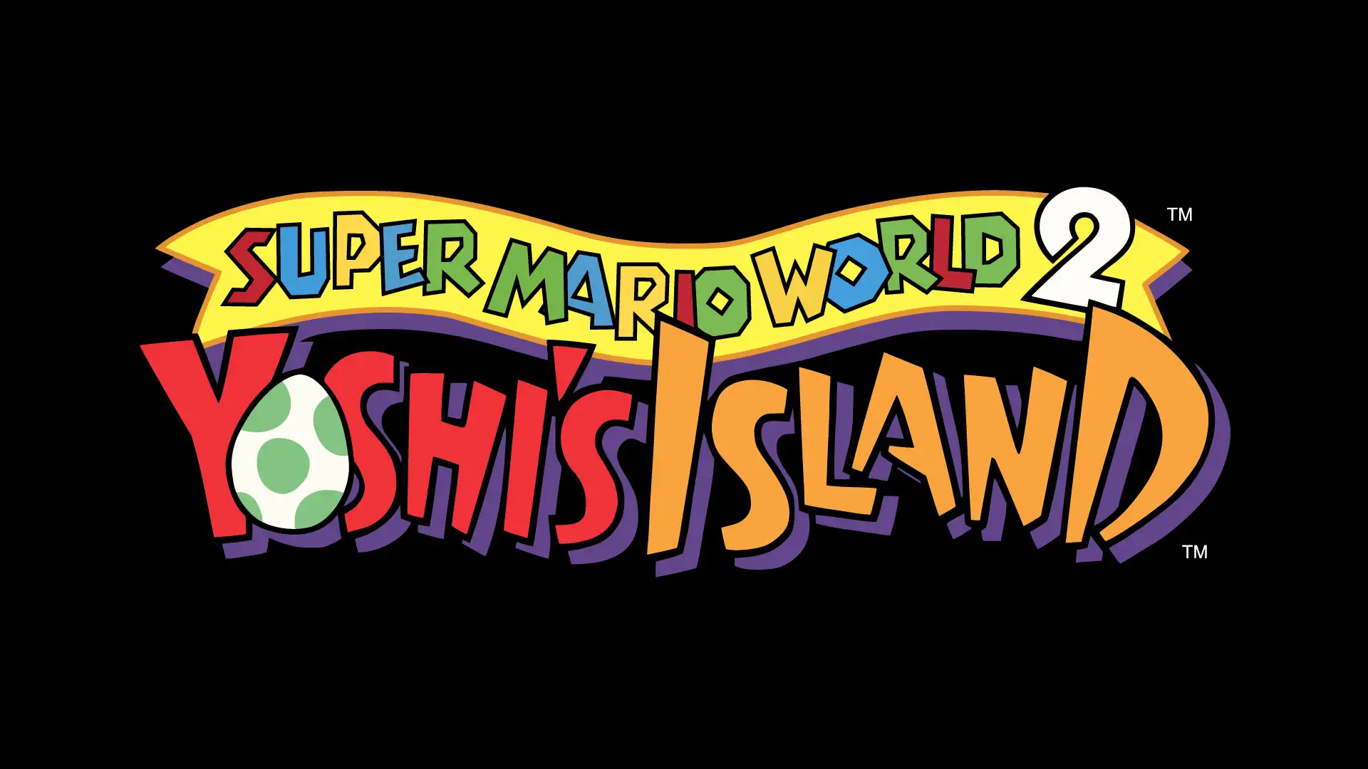 Super Mario World 2 Yoshis Island Logo