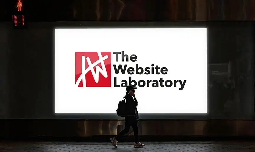The Website Laboratory logo and brand identity design system created by The Branvetica design studio